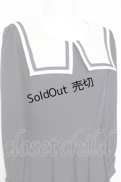 画像4: Innocent World White / スクエアーカラーワンピース  ネイビー Y-26-01-31-125-IW-OP-SZ-ZY