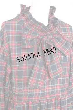 画像3: merry jenny / チェックワンピース  紺 Y-26-01-31-126-LO-OP-SZ-ZT631