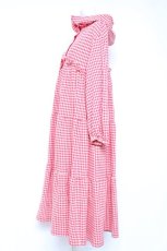 画像2: Candy Stripper / HOLIDAY GINGHAM CHECK TIERED ワンピース 2 レッド Y-26-01-31-127-PU-OP-SZ-ZT632 (2)