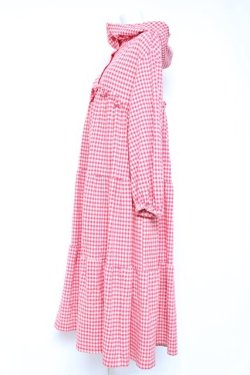 画像2: Candy Stripper / HOLIDAY GINGHAM CHECK TIERED ワンピース 2 レッド Y-26-01-31-127-PU-OP-SZ-ZY