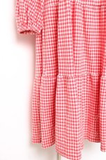 画像5: Candy Stripper / HOLIDAY GINGHAM CHECK TIERED ワンピース 2 レッド Y-26-01-31-127-PU-OP-SZ-ZT632 (5)