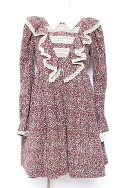 画像1: MILK / Lovely mini ドレス  ベリーフラワー Y-26-01-31-128-ML-OP-SZ-ZY