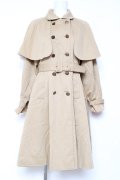 F i.n.t / ケープ付きフレアーワンピースコート F ベージュ Y-26-01-31-129-CA-CO-SZ-ZY