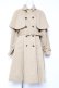 画像1: F i.n.t / ケープ付きフレアーワンピースコート F ベージュ Y-26-01-31-129-CA-CO-SZ-ZY (1)