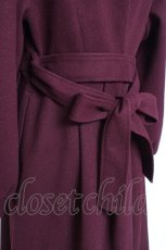 画像3: axes femme POETIQUE / アシメナポレオンロングコート M ワイン Y-26-01-31-130-AX-CO-SZ-ZTC070 (3)
