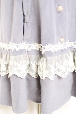 画像5: axes femme kawaii / ローズフリルケープコート M サックス Y-26-01-31-131-AX-CO-SZ-ZT0203F