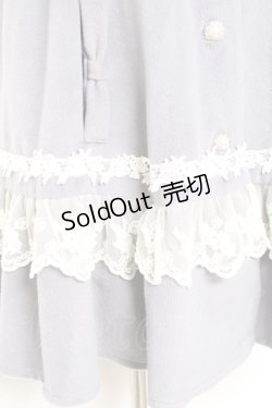 画像5: axes femme kawaii / ローズフリルケープコート M サックス Y-26-01-31-131-AX-CO-SZ-ZTC071