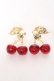 画像2: Liquem / KEITA MARUYAMA×Liquem チェリーピアス  レッド Y-26-01-31-002-LO-AC-SZ-ZY (2)