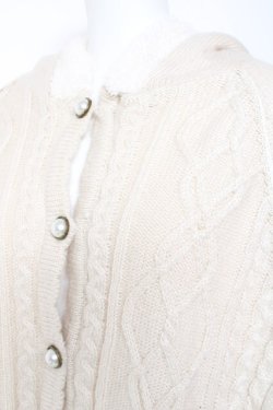 画像3: axes femme / 裏ボアニットポンチョ M 生成り Y-26-01-31-133-AX-TO-SZ-ZY