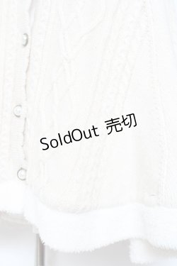 画像4: axes femme / 裏ボアニットポンチョ M 生成り Y-26-01-31-133-AX-TO-SZ-ZT0203F