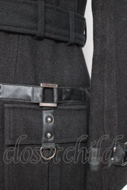 画像5: SEX POT ReVeNGe / ファーフードベルトデザインコート M 黒 Y-26-01-31-137-SP-CO-SZ-ZY