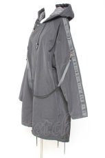 画像2: Deorart / ベルトカスタムデザイン中綿ロングモッズコート M 黒 Y-26-01-31-138-PU-CO-SZ-ZTC070 (2)