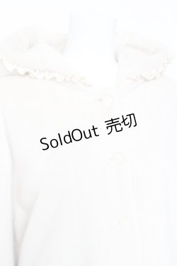 画像3: merry jenny / フリルフードフェイクファージャケット F アイボリー Y-26-01-31-141-LO-CO-SZ-ZTC071