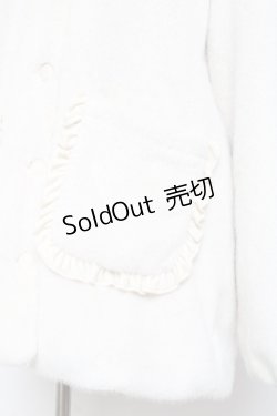 画像4: merry jenny / フリルフードフェイクファージャケット F アイボリー Y-26-01-31-141-LO-CO-SZ-ZTC071