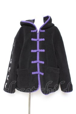 画像1: Candy Stripper / HUG HUG KOALA BOA CHINA ジャケット  ブラック Y-26-01-31-142-PU-JA-SZ-ZY