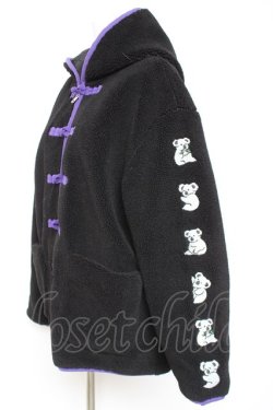 画像2: Candy Stripper / HUG HUG KOALA BOA CHINA ジャケット  ブラック Y-26-01-31-142-PU-JA-SZ-ZY