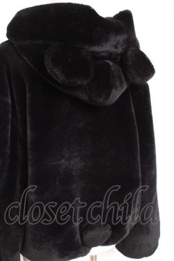 画像3: Ank Rouge / くまちゃんファーブルゾン  黒 Y-26-01-31-143-CA-CO-SZ-ZY