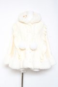 Ank Rouge / うさちゃんニットポンチョ M オフホワイト Y-26-01-31-145-CA-CO-SZ-ZY
