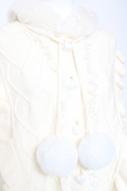 画像5: Ank Rouge / うさちゃんニットポンチョ M オフホワイト Y-26-01-31-145-CA-CO-SZ-ZY