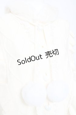 画像5: Ank Rouge / うさちゃんニットポンチョ M オフホワイト Y-26-01-31-145-CA-CO-SZ-ZT0203F