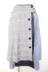 画像1: axes femme / チェック×プリーツスカート M ブルー Y-26-01-31-153-AX-SK-SZ-ZY (1)