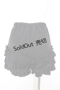 画像2: Honey Cinnamon / フリルパンツ F 黒 Y-26-01-31-165-LO-PA-SZ-ZY