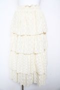 merry jenny / レースティアードスカート F アイボリー Y-26-01-31-167-LO-SK-SZ-ZY