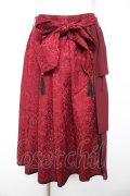 axes femme kawaii / チャイナアシメスカート M ワイン Y-26-01-31-175-AX-SK-SZ-ZY