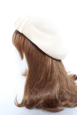 画像2: m petit by misako / NINA'Sコラボベレー  生成り Y-26-01-31-031-LO-AC-SZ-ZY