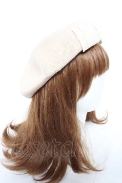 画像4: m petit by misako / NINA'Sコラボベレー  生成り Y-26-01-31-031-LO-AC-SZ-ZY