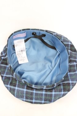 画像5: axes femme kawaii / タータンチェックベレー帽  青 Y-26-01-31-034-AX-AC-SZ-ZY