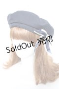Amavel / リボン付マリンベレー帽  ネイビー Y-26-01-31-035-CA-AC-SZ-ZY