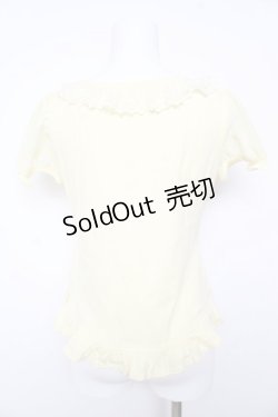 画像2: Angelic Pretty / ふわふわ袖カットソー  イエロー Y-26-02-01-040-AP-OP-SZ-ZY