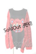 Candy Stripper / HILARIOUS BEAR KNIT  赤 Y-26-02-01-043-PU-TO-SZ-ZY