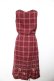 画像2: KETTY / タータンワンピース  ワイン Y-26-02-01-049-EL-OP-SZ-ZY (2)