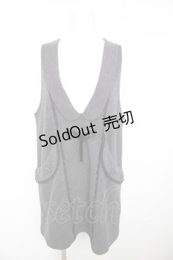 画像1: axes femme / ビット付きジャンドレ M グレー Y-26-02-01-052-AX-OP-SZ-ZT072