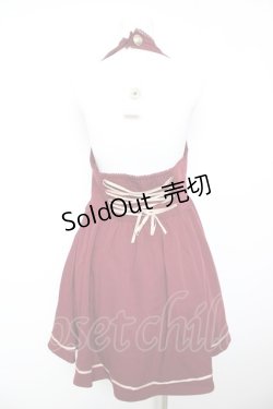 画像2: axes femme POETIQUE / カルーセル刺繍ジャンパースカート  ワイン Y-26-02-01-055-AX-OP-SZ-ZY