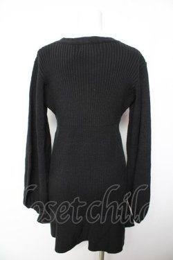 画像2: Bubbles / ニットワンピース  黒 Y-26-02-01-061-CA-OP-SZ-ZY