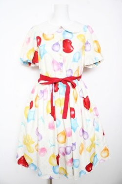 画像1: Emily Temple cute / Balloonワンピース  アイボリー Y-26-02-01-063-ET-OP-SZ-ZY
