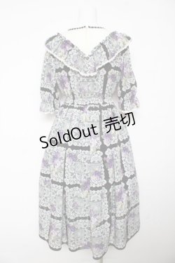 画像2: Melody BasKet / Violet laceヨーク切替ワンピース M ブラック Y-26-02-01-064-LO-OP-IG-ZY