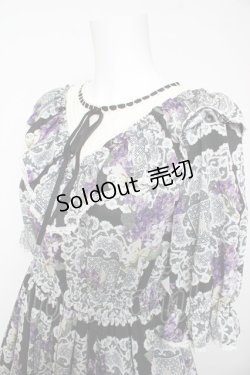 画像3: Melody BasKet / Violet laceヨーク切替ワンピース M ブラック Y-26-02-01-064-LO-OP-IG-ZY