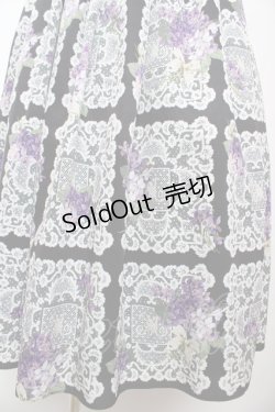 画像4: Melody BasKet / Violet laceヨーク切替ワンピース M ブラック Y-26-02-01-064-LO-OP-IG-ZY