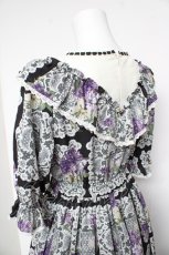 画像5: Melody BasKet / Violet laceヨーク切替ワンピース M ブラック Y-26-02-01-064-LO-OP-IG-ZY (5)