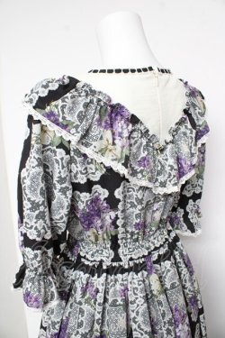 画像5: Melody BasKet / Violet laceヨーク切替ワンピース M ブラック Y-26-02-01-064-LO-OP-IG-ZY
