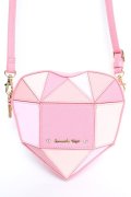 SAMANTHAVEGA / ハートショルダーバッグ  マルチピンク Y-26-02-01-007-LO-BG-SZ-ZY