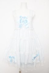 BABY, THE STARS SHINE BRIGHT / Fluffy Gingham Heart ベビードール  サックス Y-26-02-01-071-BA-OP-SZ-ZY