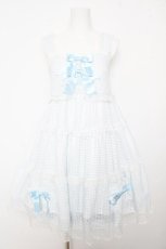 画像1: BABY, THE STARS SHINE BRIGHT / Fluffy Gingham Heart ベビードール  サックス Y-26-02-01-071-BA-OP-SZ-ZY (1)