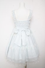 画像2: BABY, THE STARS SHINE BRIGHT / Fluffy Gingham Heart ベビードール  サックス Y-26-02-01-071-BA-OP-SZ-ZY (2)