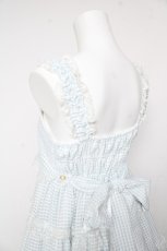 画像5: BABY, THE STARS SHINE BRIGHT / Fluffy Gingham Heart ベビードール  サックス Y-26-02-01-071-BA-OP-SZ-ZY (5)