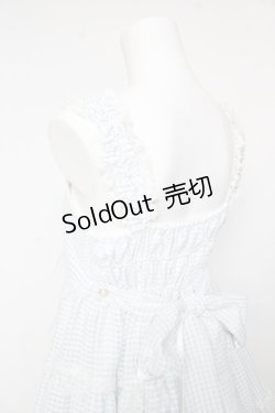 画像5: BABY, THE STARS SHINE BRIGHT / Fluffy Gingham Heart ベビードール  サックス Y-26-02-01-071-BA-OP-SZ-ZY